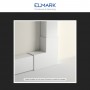 Angolo a L Per 2 Canaline Passacavi 40X16 In Plastica Bianco ART.56240164 ELMARK