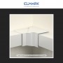 Angolo Interno Regolabile Per 2 Canaline Passacavi 60X60 In Plastica Bianco ART. 56260602 ELMARK