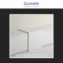 Connettore Giunto Per Canaline Passacavi 60X60 In Plastica Bianco ART. 56260605 ELMARK