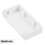 Tappo Di Chiusura Per Canaline Passacavi 80X40 In Plastica Bianco ART. 56280406 ELMARK