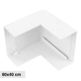Angolo Esterno Per 2 Canaline Passacavi 80X40 In Plastica Bianco ART. 56280401 ELMARK