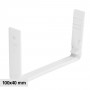 Connettore Giunto Per Canaline Passacavi 100X40 In Plastica Bianco ART.562100405 ELMARK