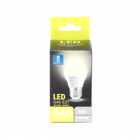 Lampadina LED A5 G45 9W E27 Luce Naturale 4000K 840lm
