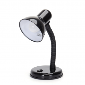 Lampada Da Tavolo Flessibile Attacco E27 Max 60W Nero