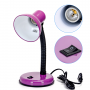 Lampada Da Tavolo Flessibile Attacco E27 Max 60W Viola