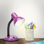 Lampada Da Tavolo Flessibile Attacco E27 Max 60W Viola