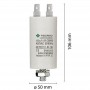 Condensatore Permanente Per Motori Elettrici 60 µF 450V. Dado M8