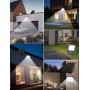 Faro Con Pannello Solare 200W 6500K 2000 Lumen IP65 SP05
