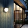 Applique Solare Nera 5,2W 1000LM IP54 Bot Lighting MOON 4000K