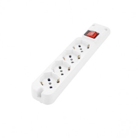 Multipresa 4 Posti 4 Prese Universali 2P+T + 10\16A Senza Cavo FAI
