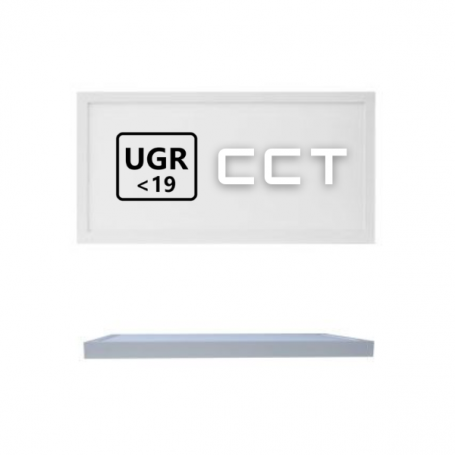 Plafoniera LED a Soffitto 30 x 60 cm 42W CCT Con Selettore 3000/4000/6000K