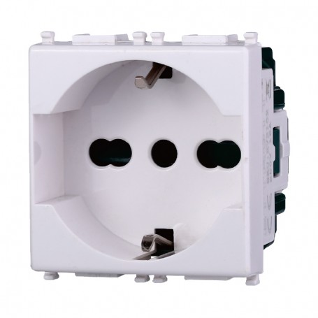 Presa Schuko 2P+T 16A Compatibile Vimar Plana Ettroit