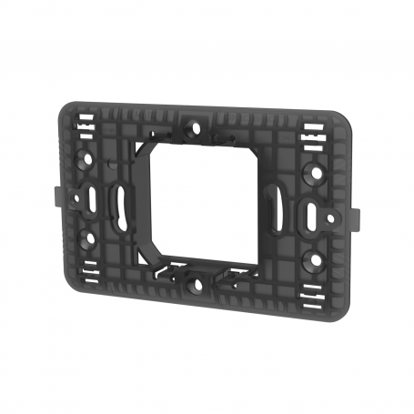 Supporto 2 Moduli Compatibile Bticino Matix Per Scatola Tonda
