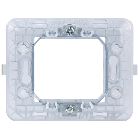 Supporto 2 Moduli Compatibile Bticino Matix Per Scatola Tonda Ettroit