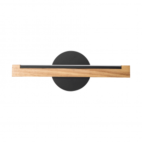 Applique Led In Legno e Metallo 6,5W Luce Calda 2700K