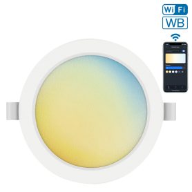 Aigostar Faretto LED da Incasso Intelligenti Wifi 9W Alexa Google Dimmerabile