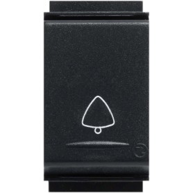 Pulsante Simbolo Campanello Unipolare Feb Serie TL Compatibili Bticino Living Classic