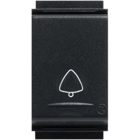Pulsante Simbolo Campanello Unipolare Feb Serie TL Compatibili Bticino Living Classic