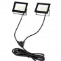 Set di Fari Led 2 x 30W + Treppiede Estensibile 60-160 cm Con Cavo 3mt