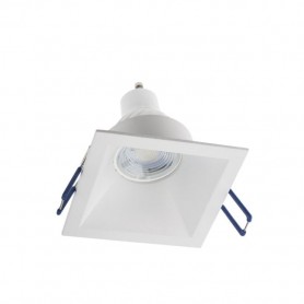 Faretto Da Incasso Fisso Quadrato Bianco Per GU10 GU5.3 XKONE Arelux