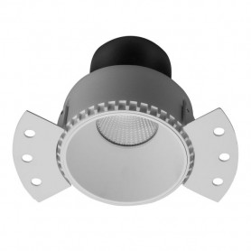 Faretto Da Incasso Rotondo XPOLI Arelux Bianco/Bianco Per GU10 o GU5.3
