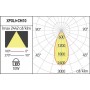Faretto Da Incasso Quadrato XPOLI Arelux Bianco/Oro Per GU10 o GU5.3