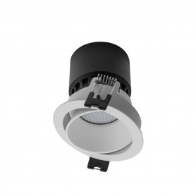 Faretto Da Incasso Rotondo Orientabile XPOLI Arelux Bianco/Bianco Per GU10 o GU5.3