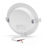 Faretto Led Faro Slim da Incasso 9W 4000K E6 Retroilluminato Foro 118-128mm
