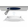 Faretto Led Faro Slim da Incasso 9W 6500K E6 Retroilluminato Foro 118-128mm