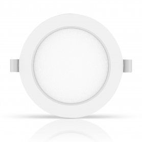 Faretto Led Faro Slim da Incasso 9W 6500K E6 Retroilluminato Foro 118-128mm