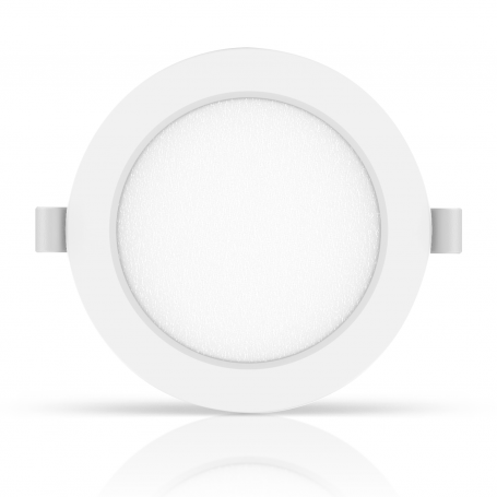 Faretto Led Faro Slim da Incasso 9W 6500K E6 Retroilluminato Foro 118-128mm