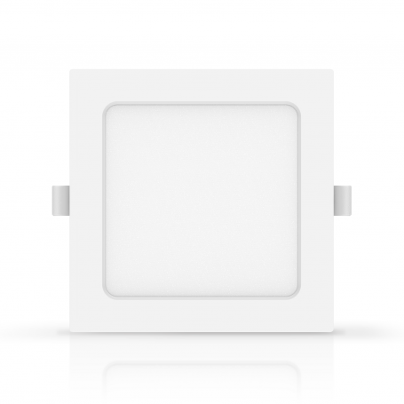 Faretto Led Da Incasso Quadrato 6W 4000k Retroilluminato Foro 95-100mm