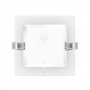Faretto Led Da Incasso Quadrato 6W 4000k Retroilluminato Foro 95-100mm