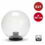 Ricambio Sfera Globo Trasparente D.400mm + Base per palo da 60mm