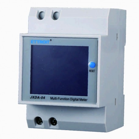 Misuratore Multifunzione 40 ~ 300 Vac 0 ~ 100A 3 Moduli Ettroit JXDA-04
