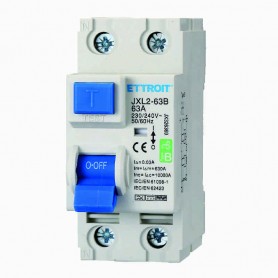 Ettroit Magnetotermico Differenziale Puro 2P 63A 30mA CURVA B 6KA AC/DC 220V