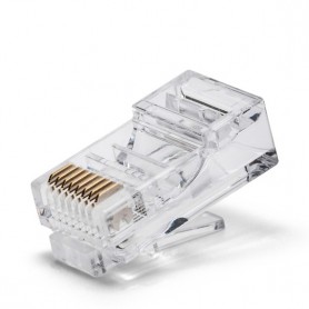 Connettore di Rete LAN RJ45 CAT5 da Crimpare Confezione 6pz
