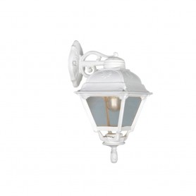 Lanterna Applique da Parete in Resina BISSO CEFA Bianco E27 IP55