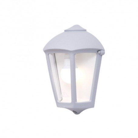 Lanterna Applique da Parete in Resina FABIO Bianco E27 IP55