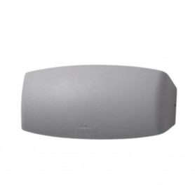 Applique in Resina ABRAM 270 Grigio IP55 con R7S 10,5W CCT