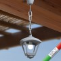 Lampada a Sospensione in Resina SICAR DARIO Grigio Trasparente IP55 E27