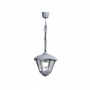 Lampada a Sospensione in Resina SICAR DARIO Grigio Trasparente IP55 E27