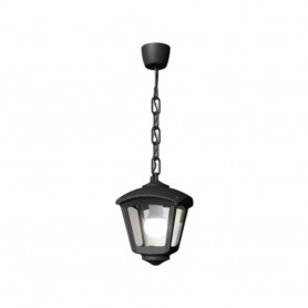 Lampada a Sospensione in Resina SICAR ROBY Nero Trasparente IP55 E27