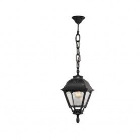 Lampada a Sospensione in Resina SICHEM CEFA Nero Trasparente IP55 E27