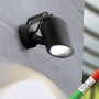 Faretto LED in Resina MINITOMMY EL Nero IP66 con GU10 6W CCT