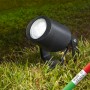 Faretto LED con Picchetto MINITOMMY SPIKE Nero con GU10 3,5W CCT