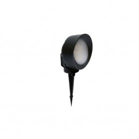 Faretto LED con Picchetto TOMMY EL SPIKE Nero IP66 con GX53 10W CCT