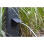Lampione da Giardino CUBA 1L con Presa Laterale Grigio Scuro 12,2W 3000K IP54