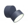 Applique Lampada da Parete TRUMPET Grigio Scuro 10W 4000K IP54
