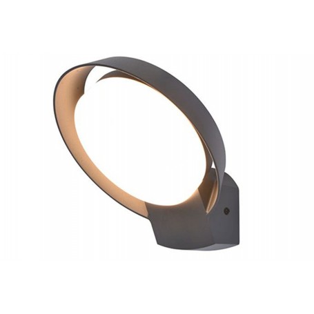 Applique Lampada da Parete POLO Grigio Scuro 15W 3000K IP54